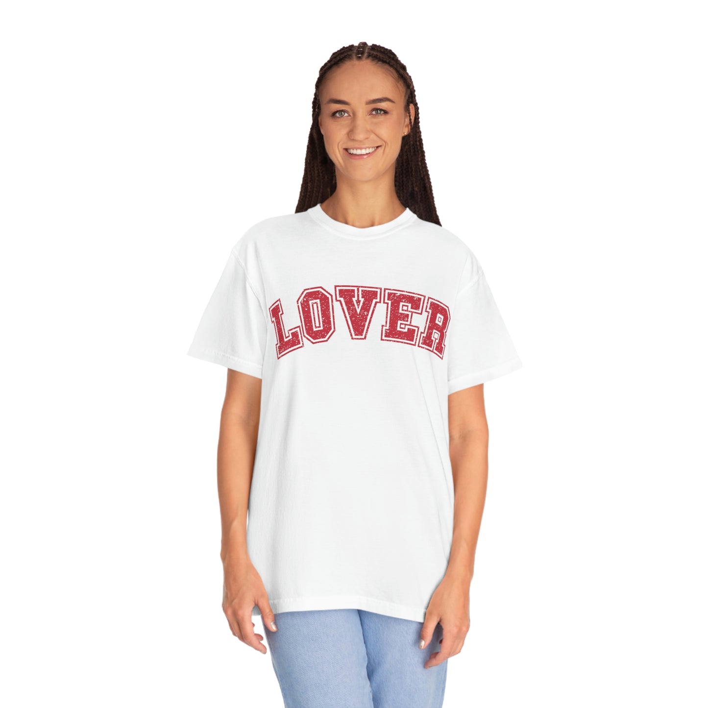 Retro Cool Varsity Lettering Lover Premium Valentines Day Tshirt