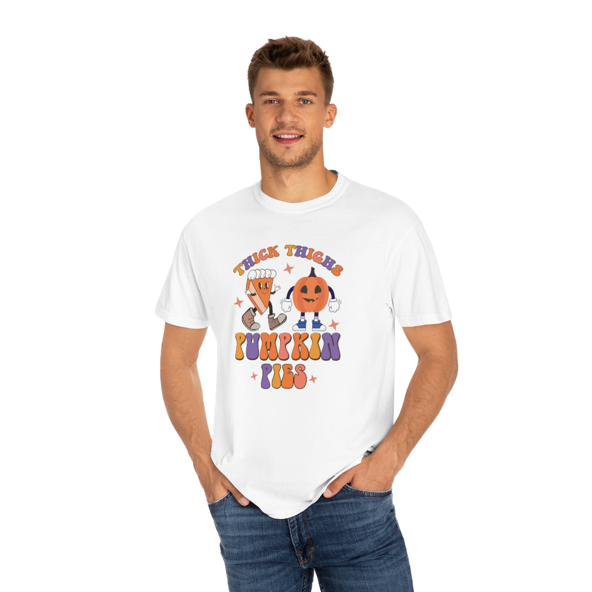 Thick Thighs Pumpkin Pies Thanksgiving TeeShirt