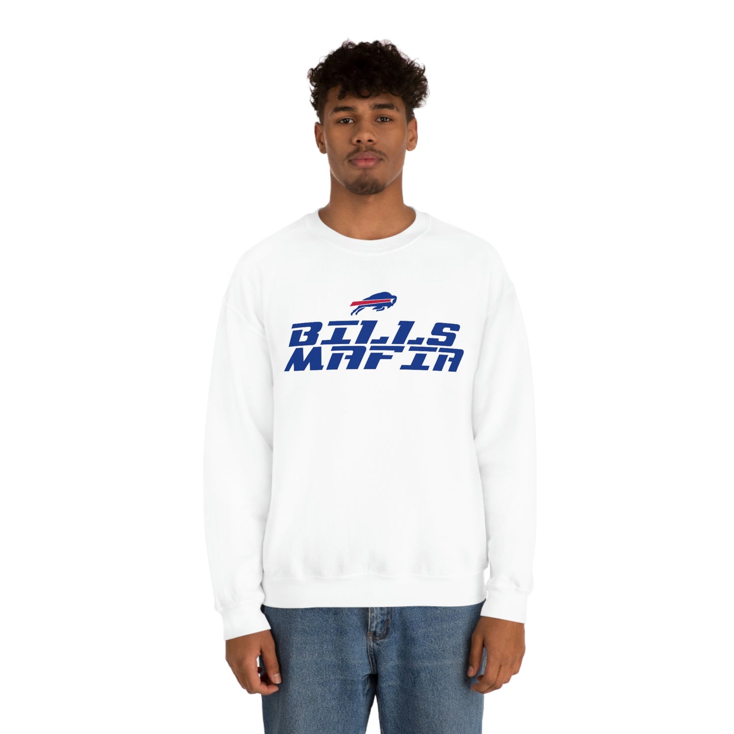 Buffalo Bills Football Bills Mafia NFL Redzone Font Crewneck Sweatshirt