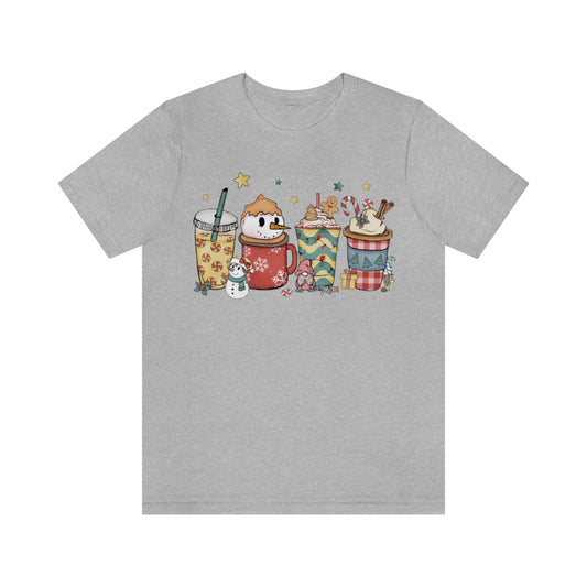 Snowman Christmas Coffee Tshirt