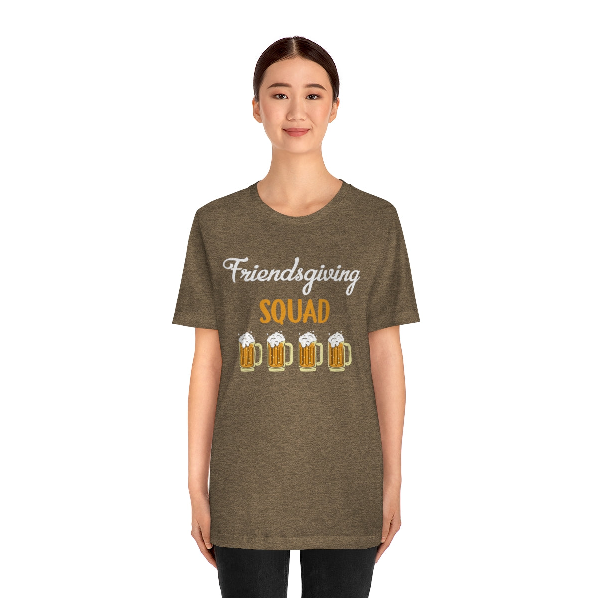 Friendsgiving Squad Beer Themed Thanksgiving Tshirt