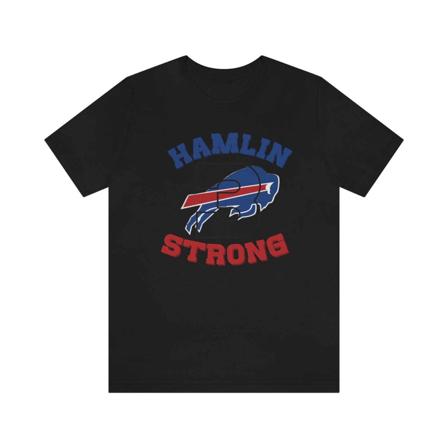 #3 Hamlin Strong Damar Hamlin Buffalo Bills Logo Hamlin Supporter Unisex Jersey Short Sleeve Tee