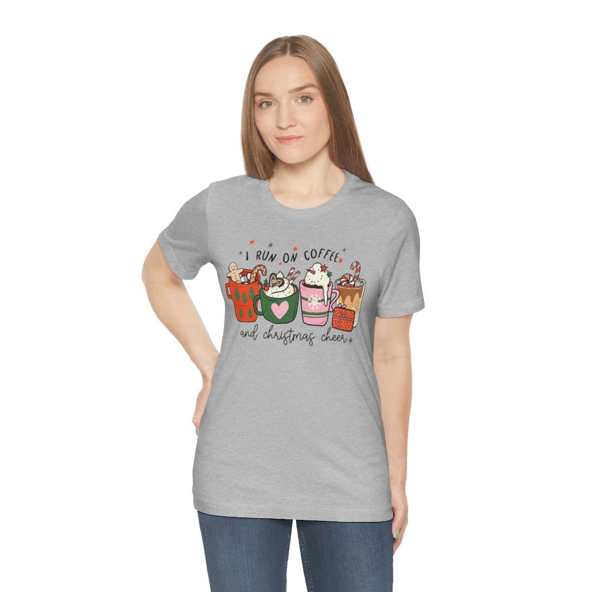 I Run On Coffee & Christmas Cheer Tshirt