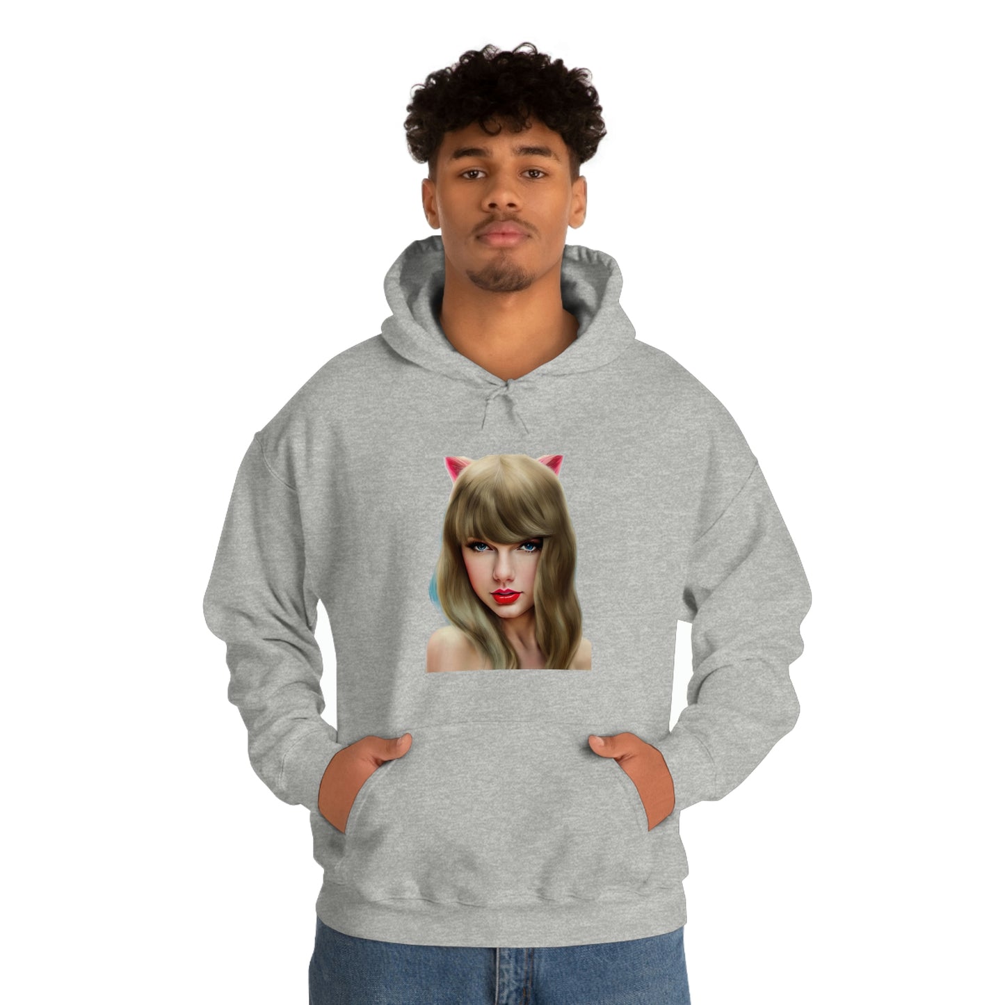 Taylor Swift Cat Ears T Swift Taylor Swift Merch Fan Swifty Gift Hooded Sweatshirt