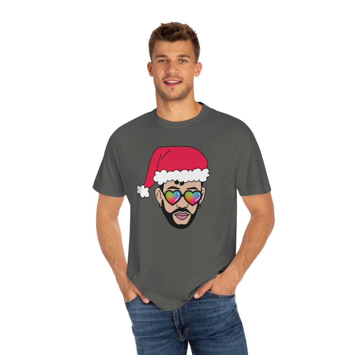 Bad Bunny Santa Christmas TeeShirt