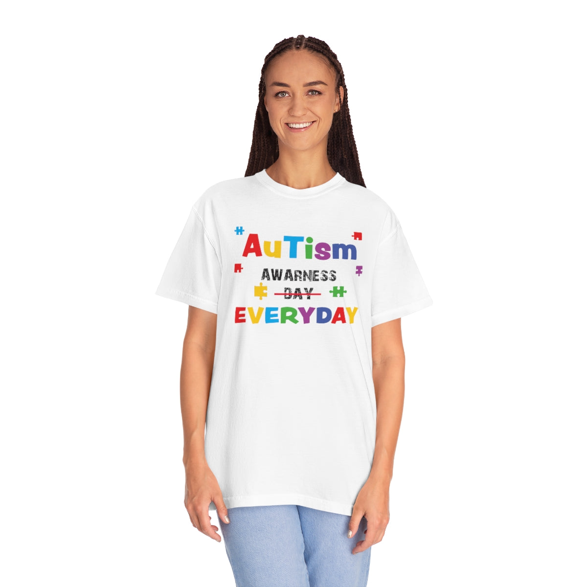 Autism Awareness Everyday Puzzle Piece Tshirt