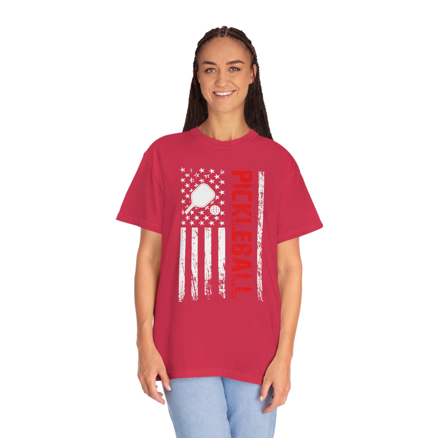 American Flag Pickleball Tshirt