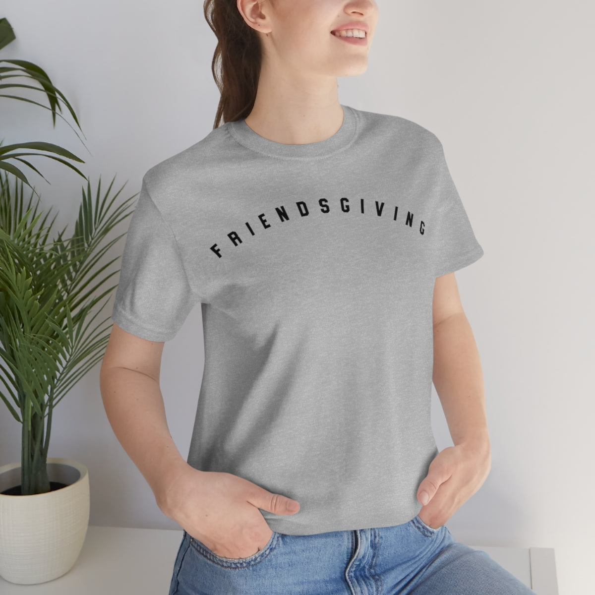 Friendsgiving Varsity Lettering Thanksgiving Tshirt