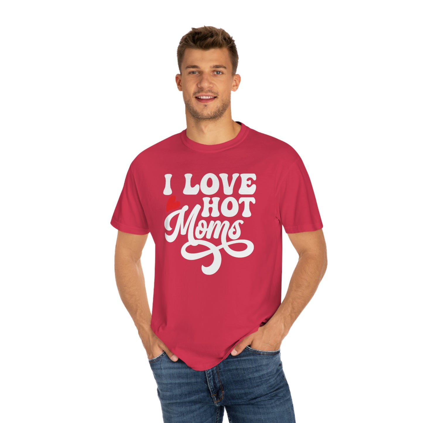 Retro I Love Hot Moms Tshirt