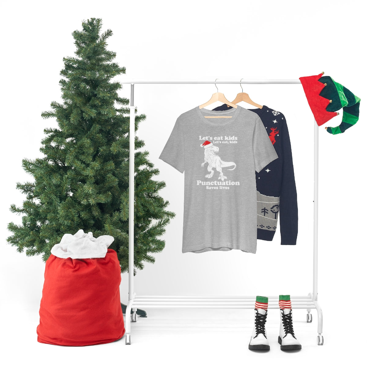 Copy of Christmas Wine Glasses Holiday Tshirt