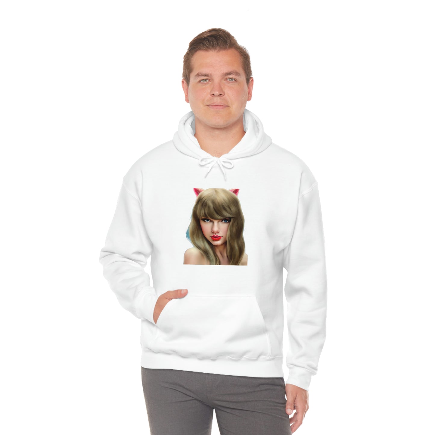 Taylor Swift Cat Ears T Swift Taylor Swift Merch Fan Swifty Gift Hooded Sweatshirt