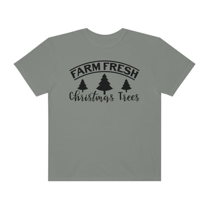 Farm Fresh Cute Christmas Trees Holiday Tshirt