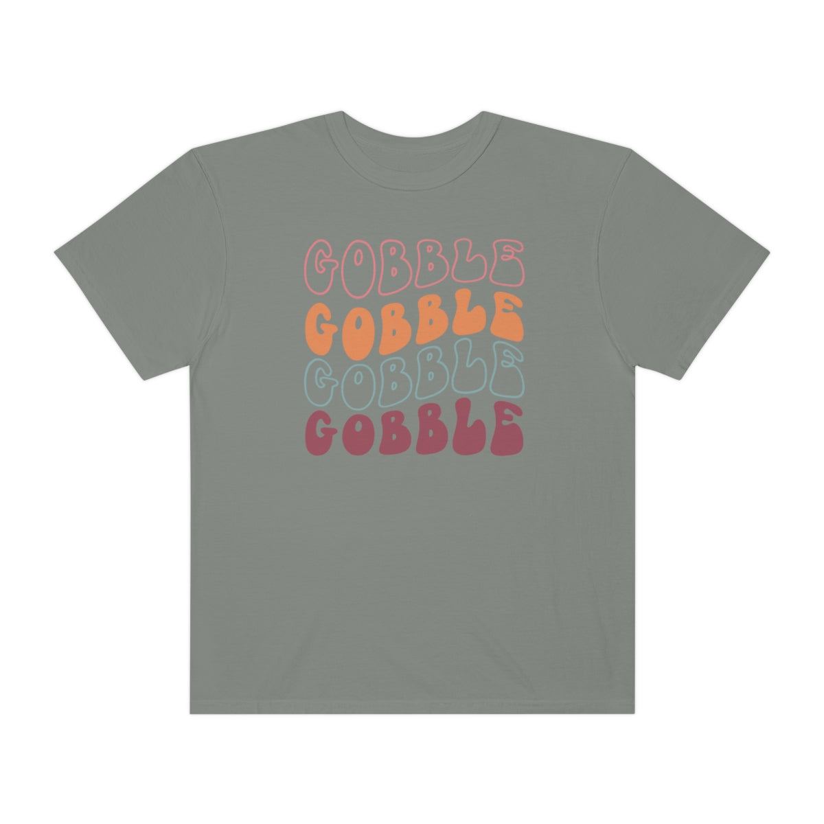 Gobble Gobble Gobble Retro Style Thanksgiving TShirt