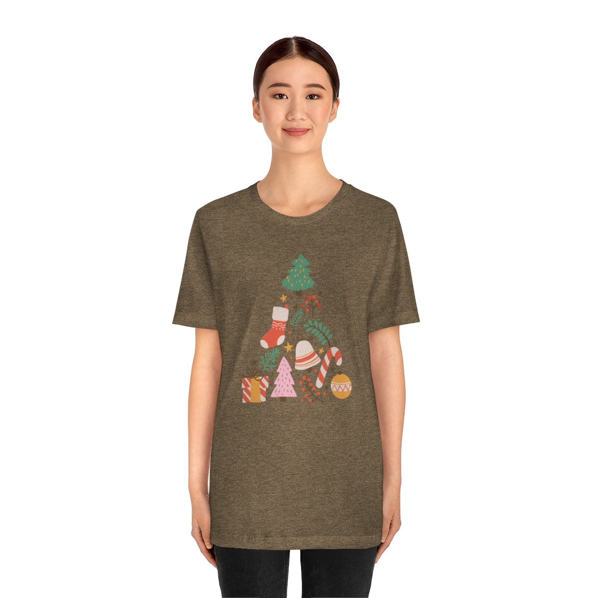 Deck the Halls Beautiful Christmas Tree Tshirt