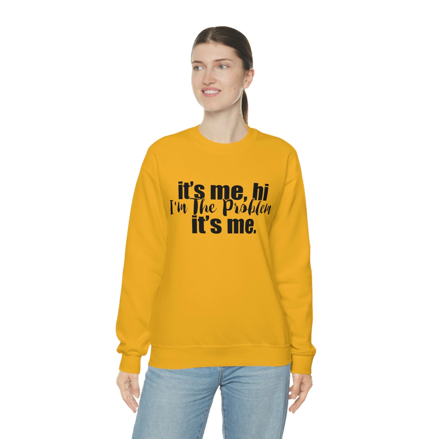 Its Me, Hi, I'm the Problem it's Me, T Swift Taylor Swift Merch Fan Gift Crewneck Sweatshirt