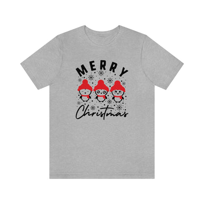 Merry Christmas Cute Penguins Christmas Tshirt