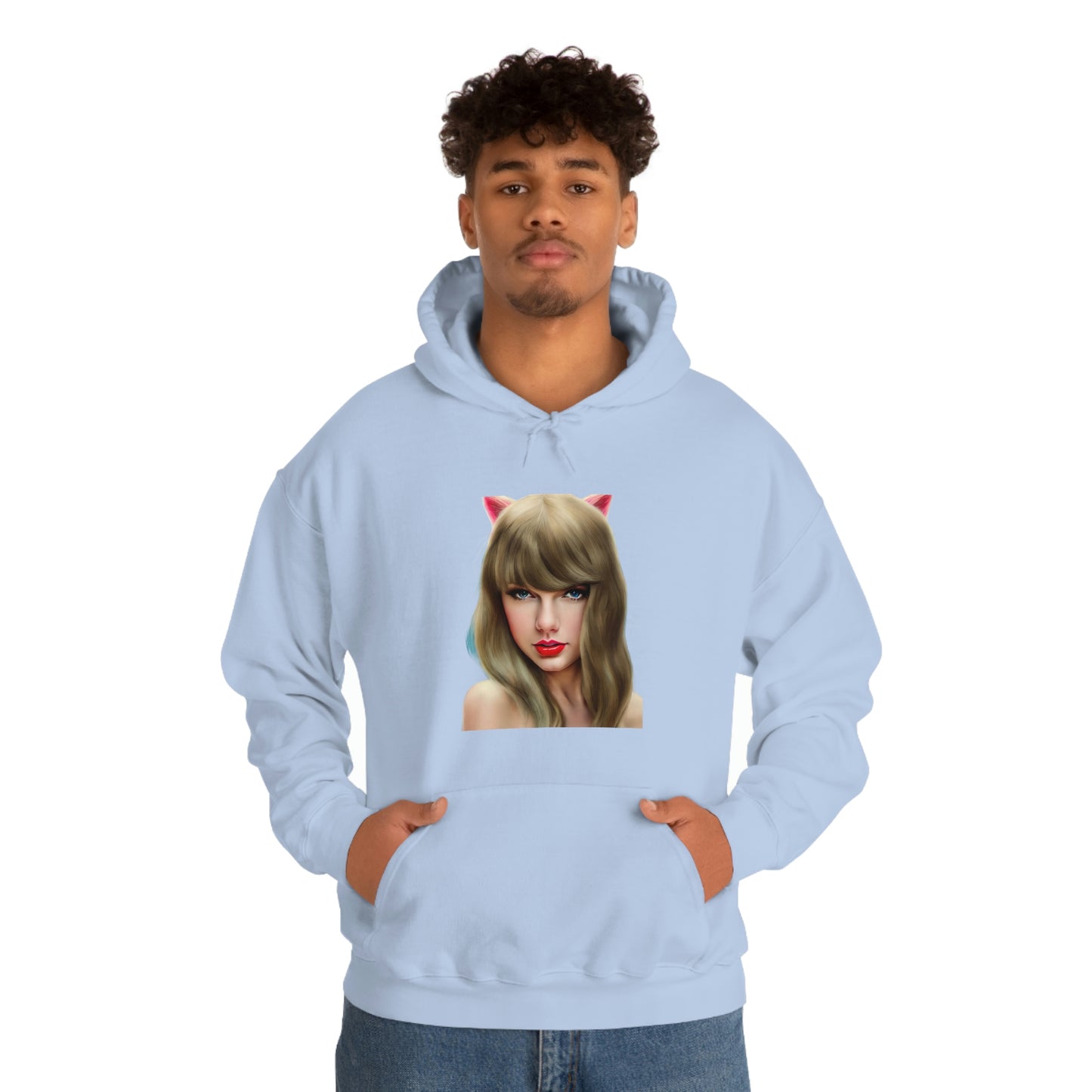 Taylor Swift Cat Ears T Swift Taylor Swift Merch Fan Swifty Gift Hooded Sweatshirt