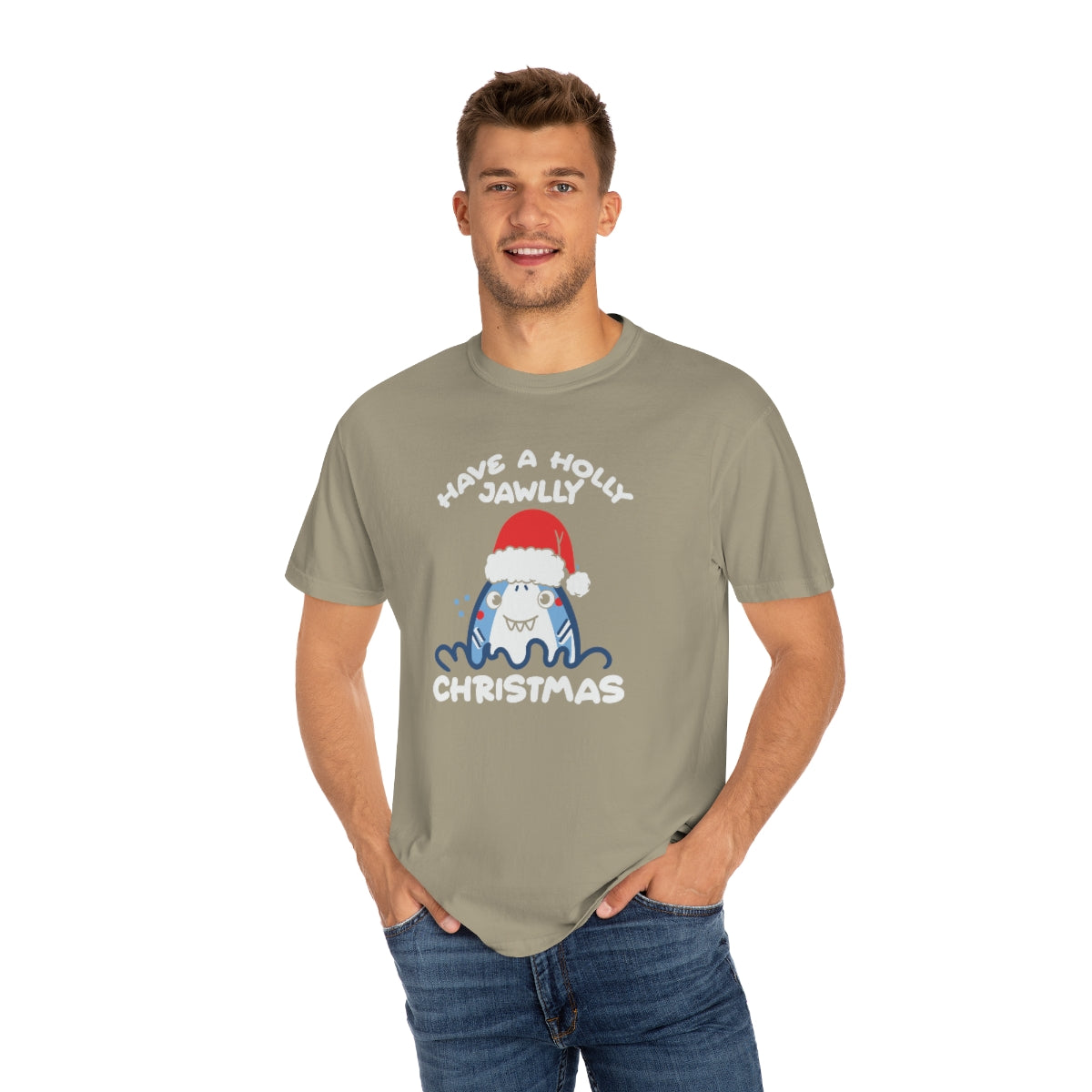 Have a Holly Jawly Christmas Shark Tshirt