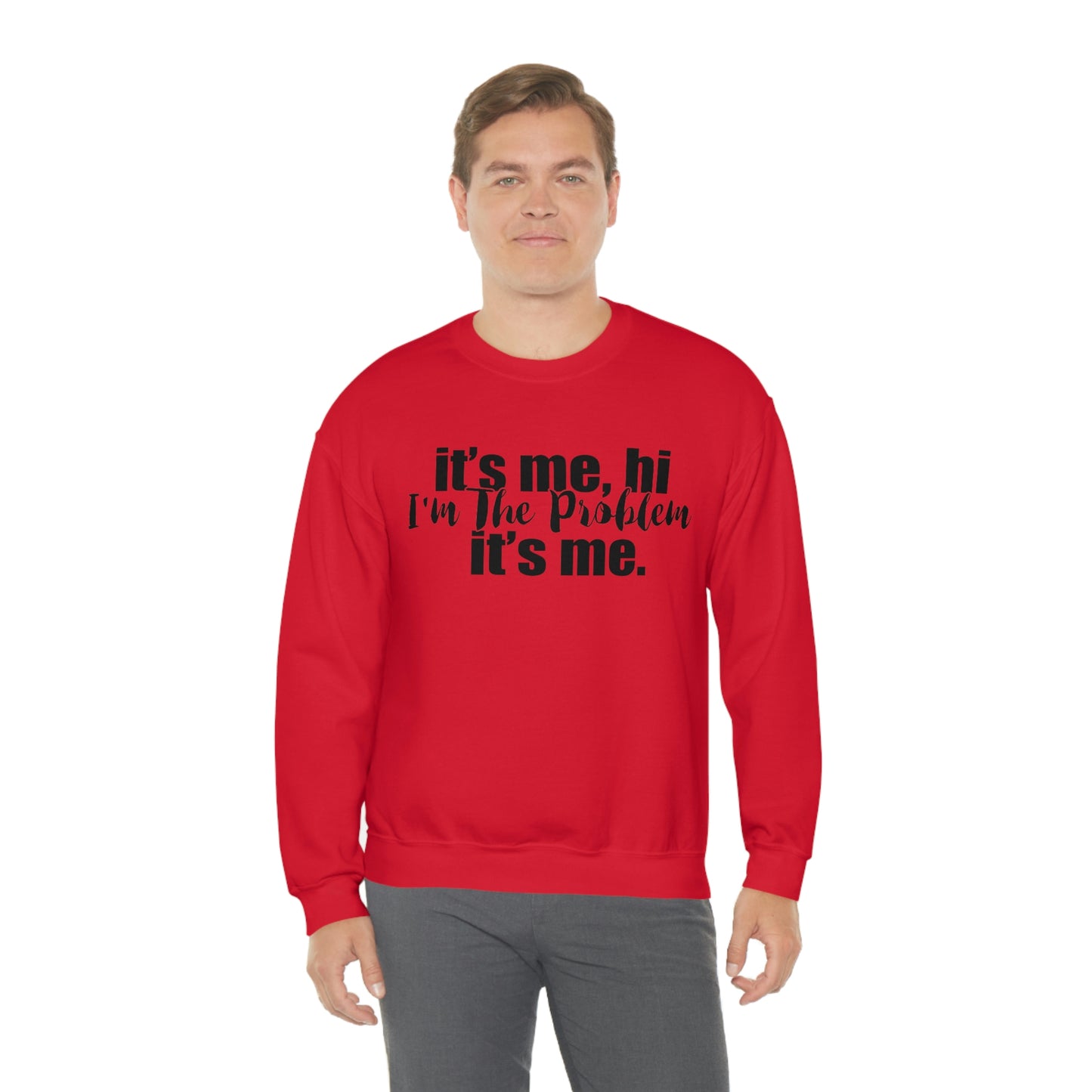 Its Me, Hi, I'm the Problem it's Me, T Swift Taylor Swift Merch Fan Gift Crewneck Sweatshirt