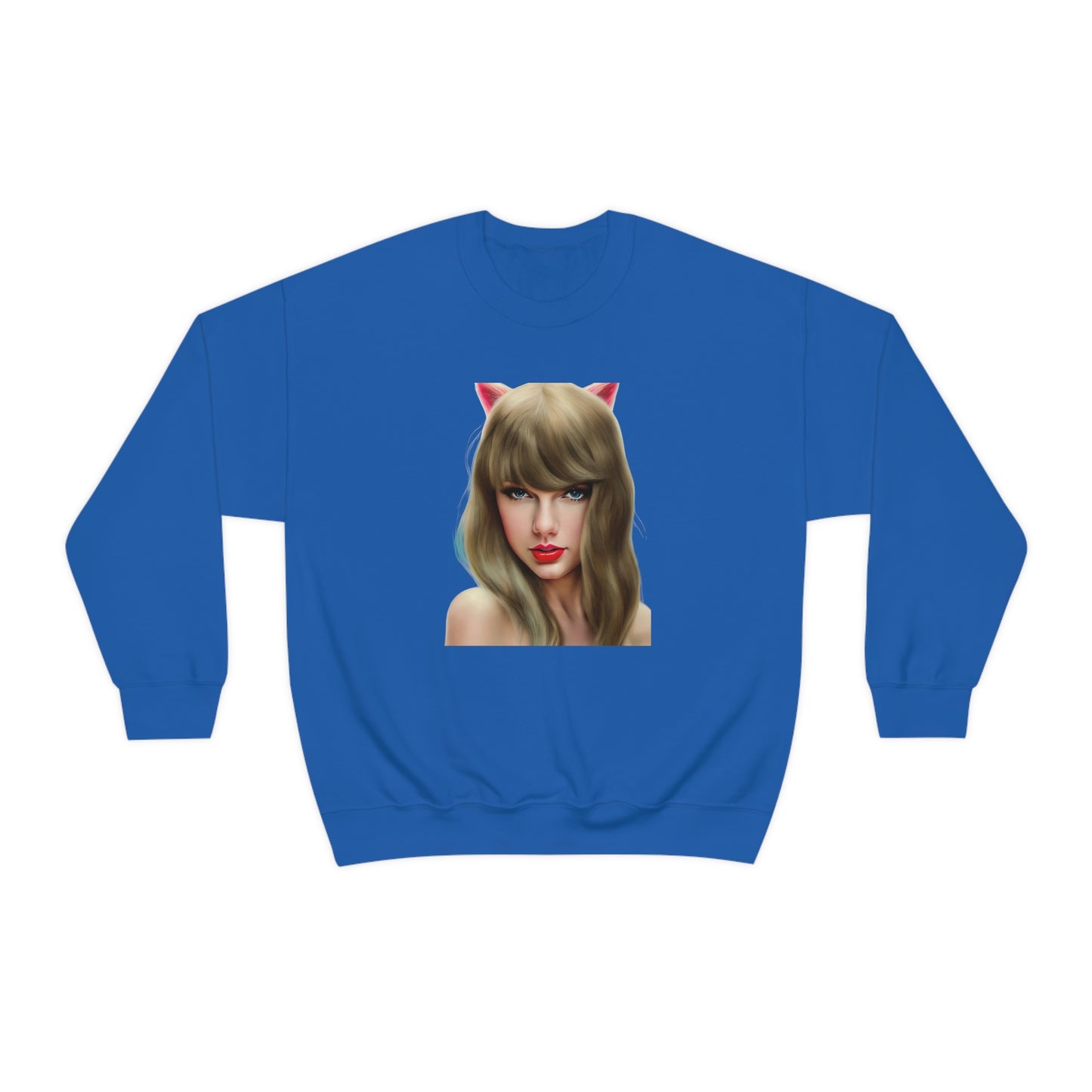 Taylor Swift Cat Ears T Swift Taylor Swift Merch Fan Swifty Gift Crewneck Sweatshirt