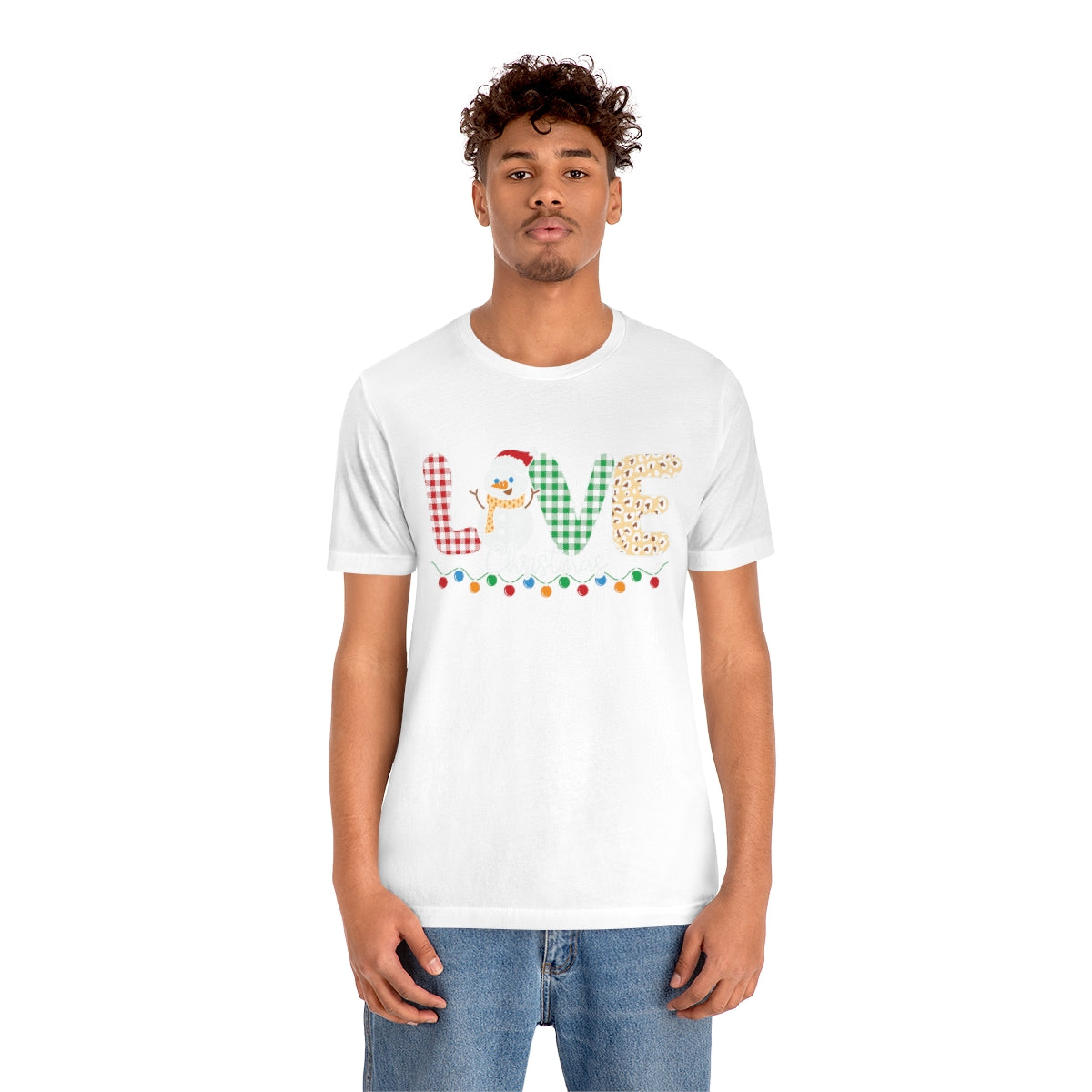 Cute Love Christmas Snowman Tshirt