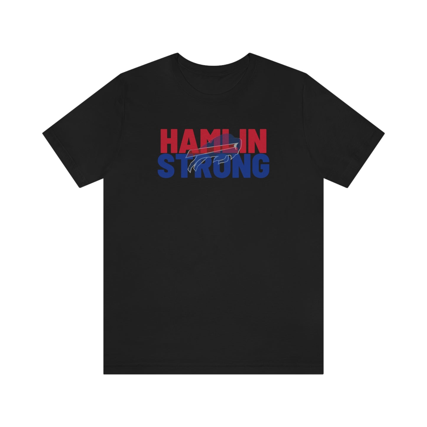 Hamlin Strong Damar Hamlin Buffalo Bills Logo #3 Unisex Jersey Short Sleeve Tee