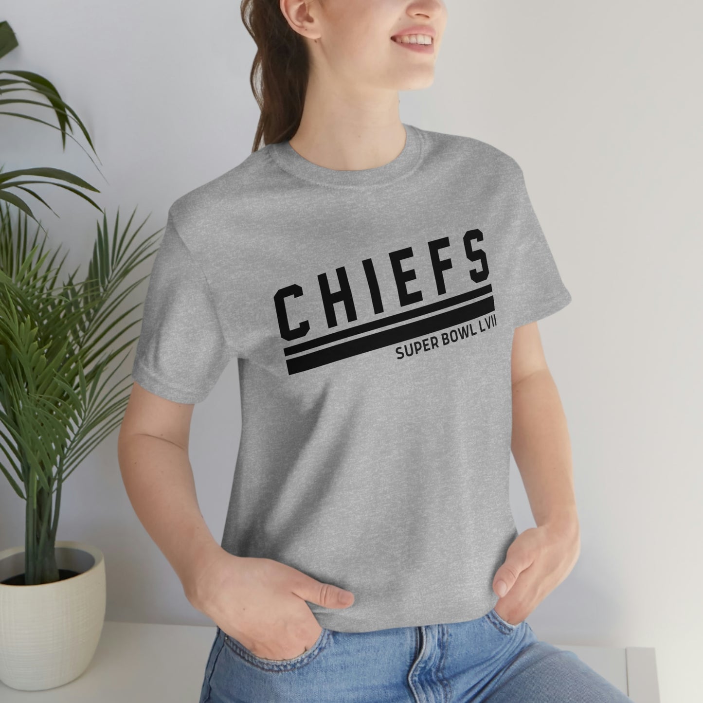 Chiefs Football Super Bowl LVII Football Short Sleeve Tshirt