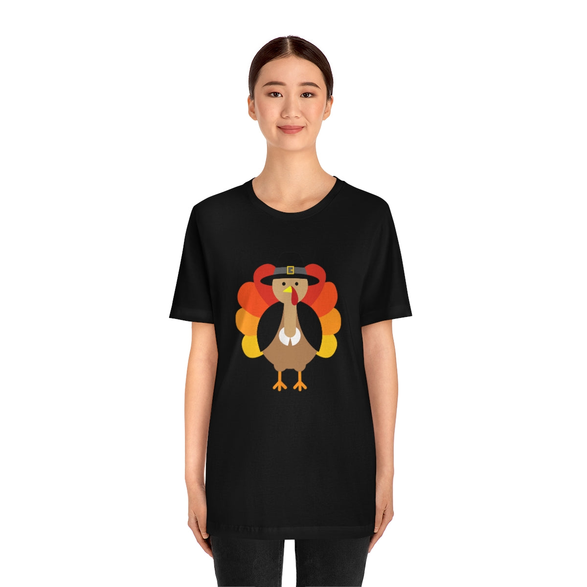 Bold Turkey Thanksgiving Tshirt Design | Thanksgiving TShirt | Thanksgiving T-Shirt | Thanksgiving Teeshirt Design on Unisex Jersey Short Sleeve Tee