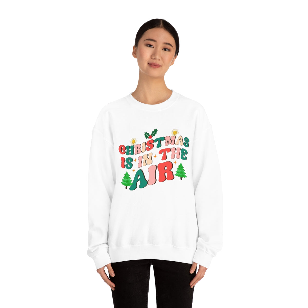 Retro Christmas is in the Air Holiday Sweatshirt