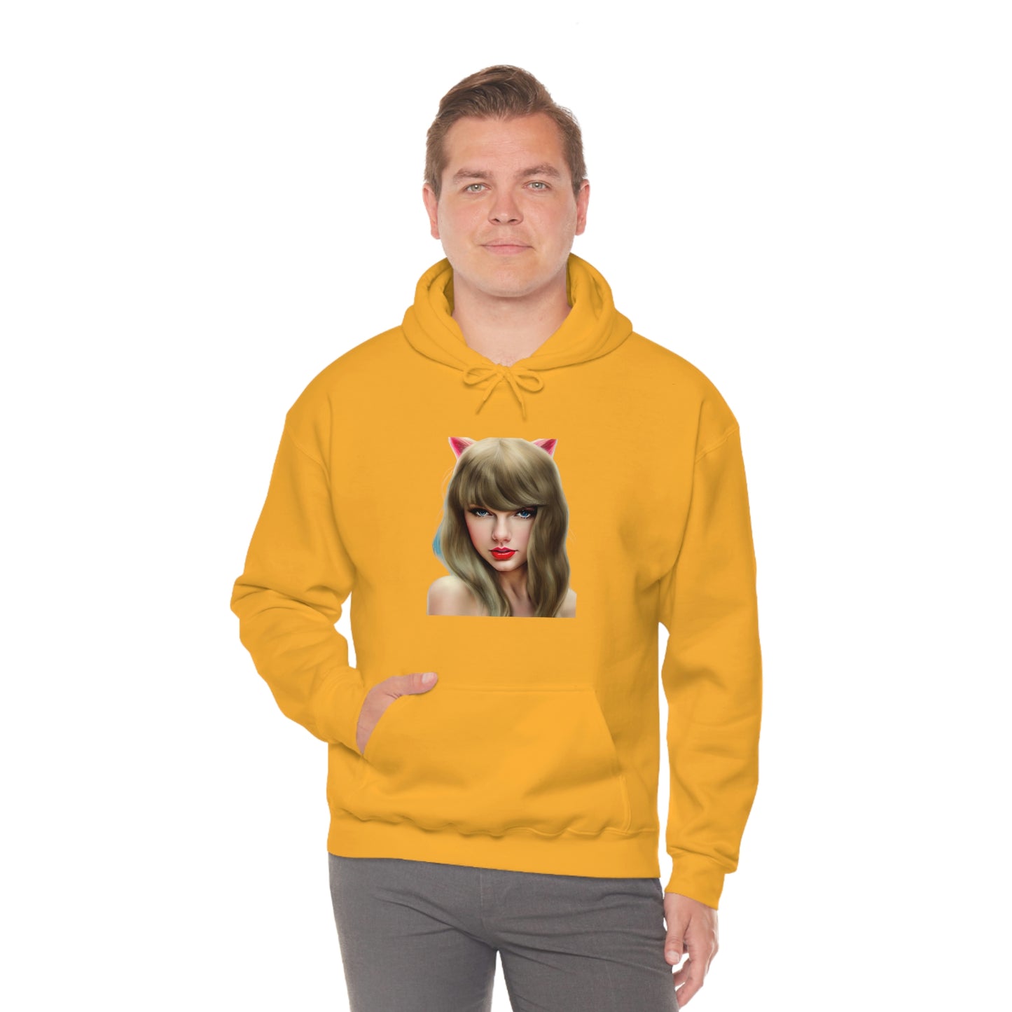 Taylor Swift Cat Ears T Swift Taylor Swift Merch Fan Swifty Gift Hooded Sweatshirt