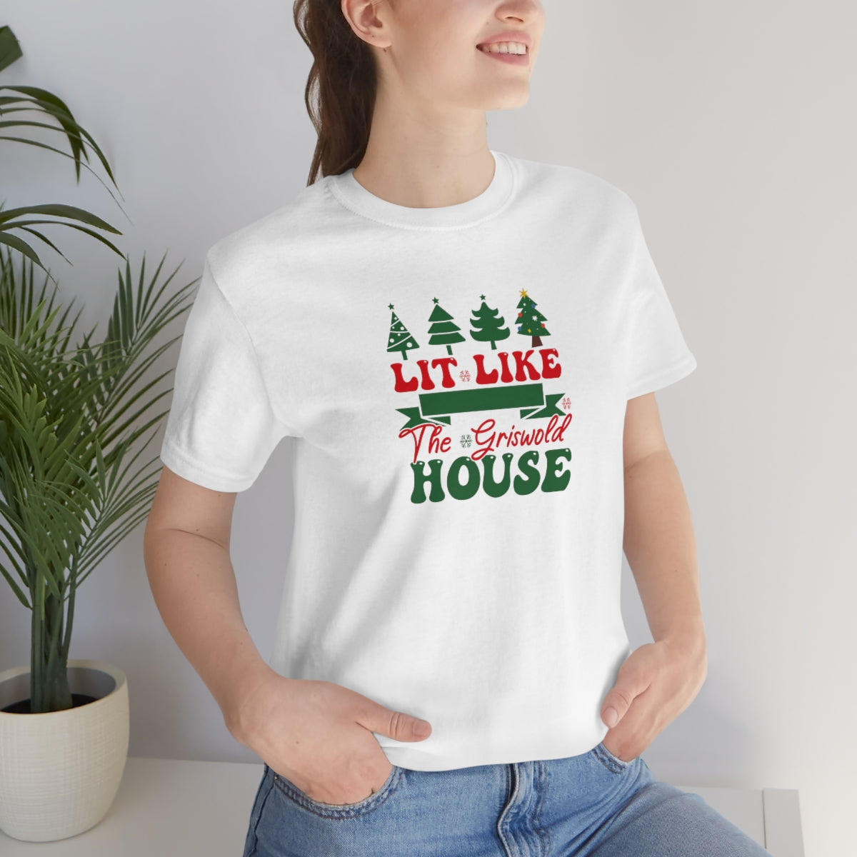 Lit Like the Griswold House Funny Christmas TShirt