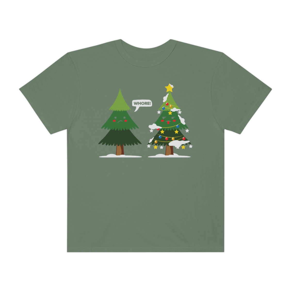 Christmas Trees Cursing Funny Xmas TeeShirt