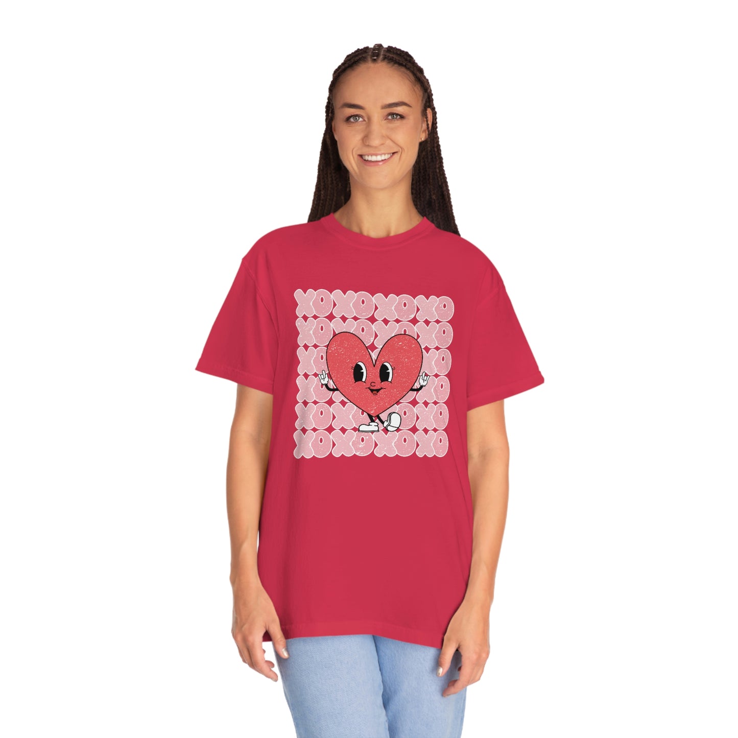 XOXO Happy Heart Lover Premium Valentines Day Tshirt