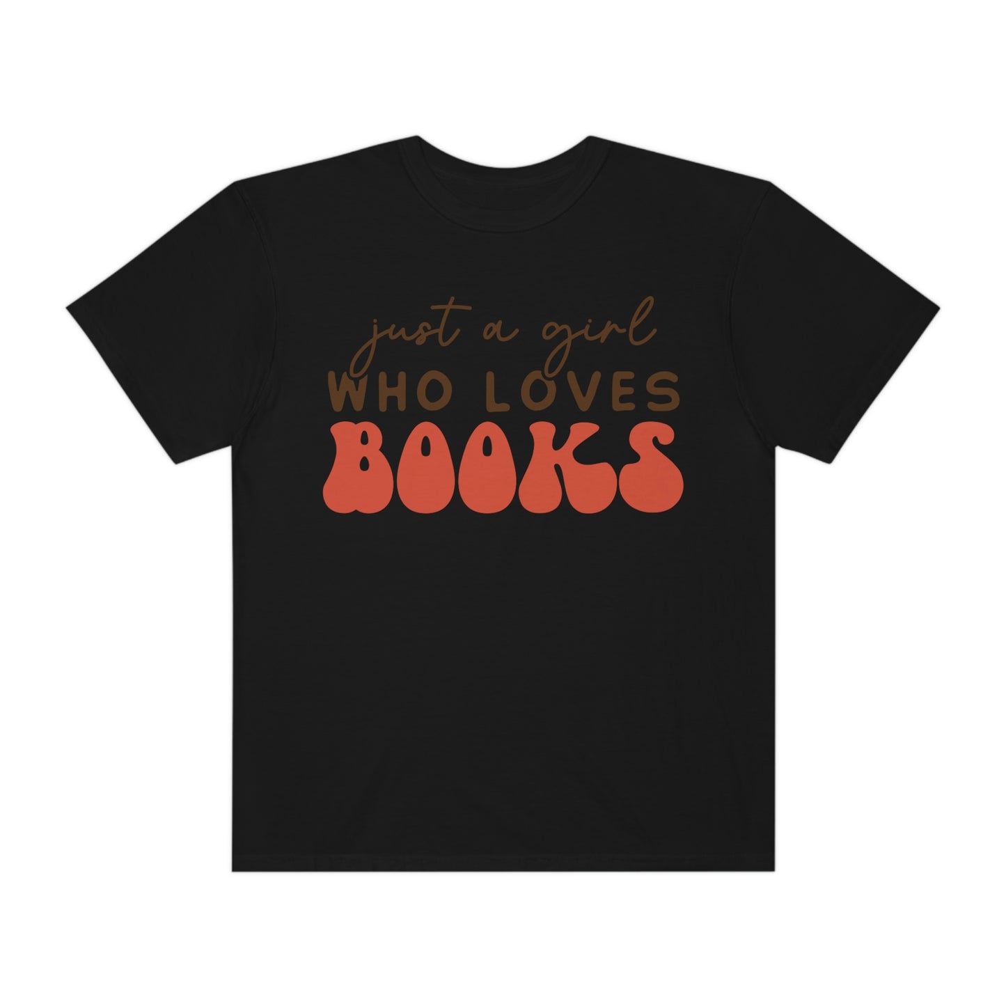 "Just a Girl That Loves Books" Retro Vintage Style Reading Books Tshirt