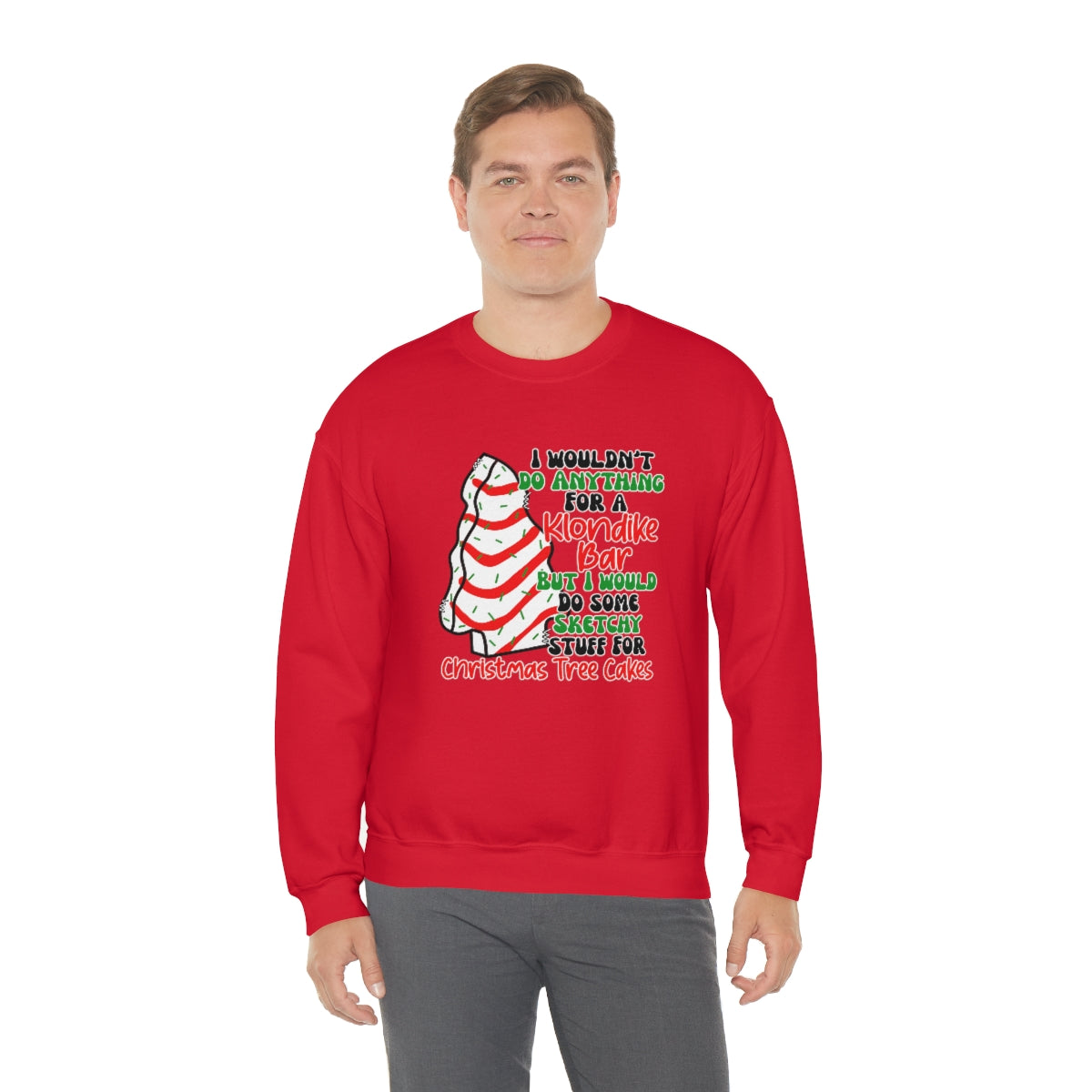 Tasty Christmas Cake Xmas Holiday Sweatshirt