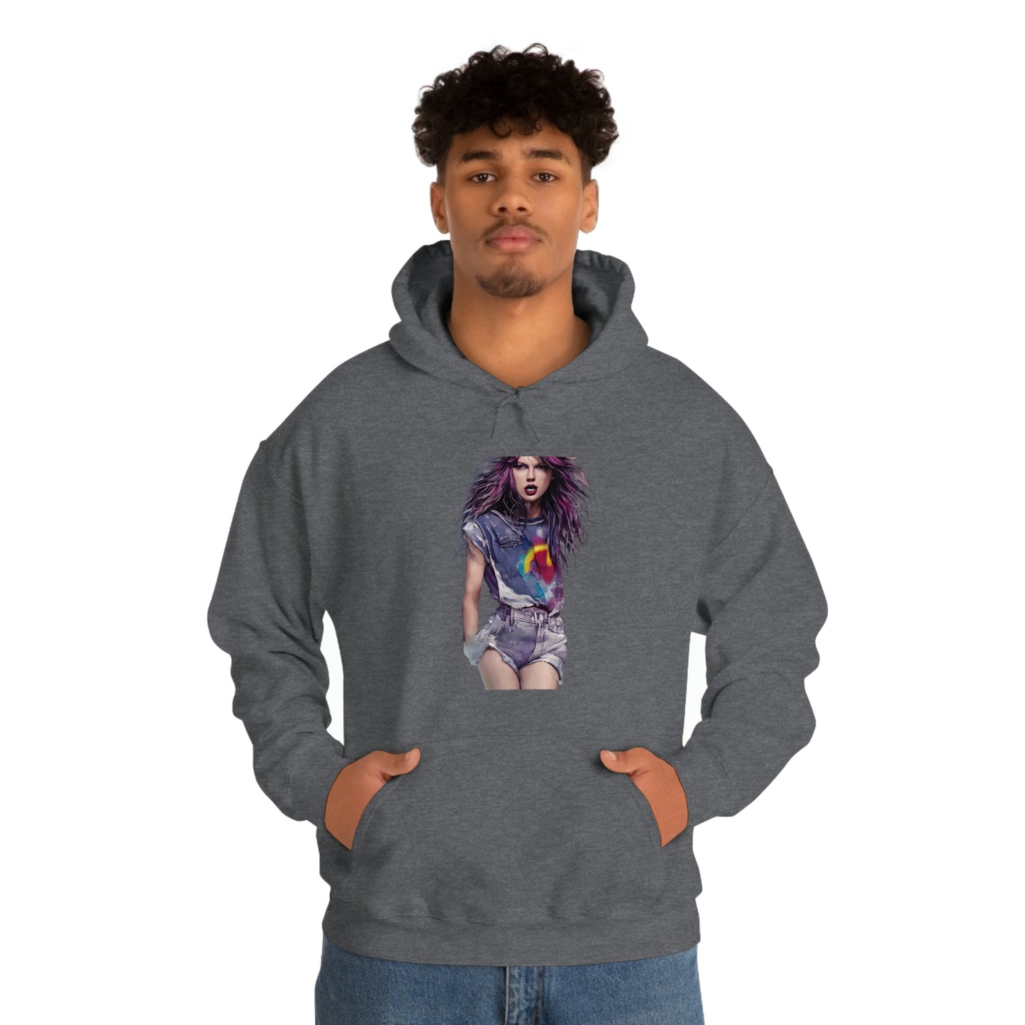 Punk Taylor Swift Rocking T Swift Taylor Swift Merch Fan Swifty Gift Hooded Sweatshirt