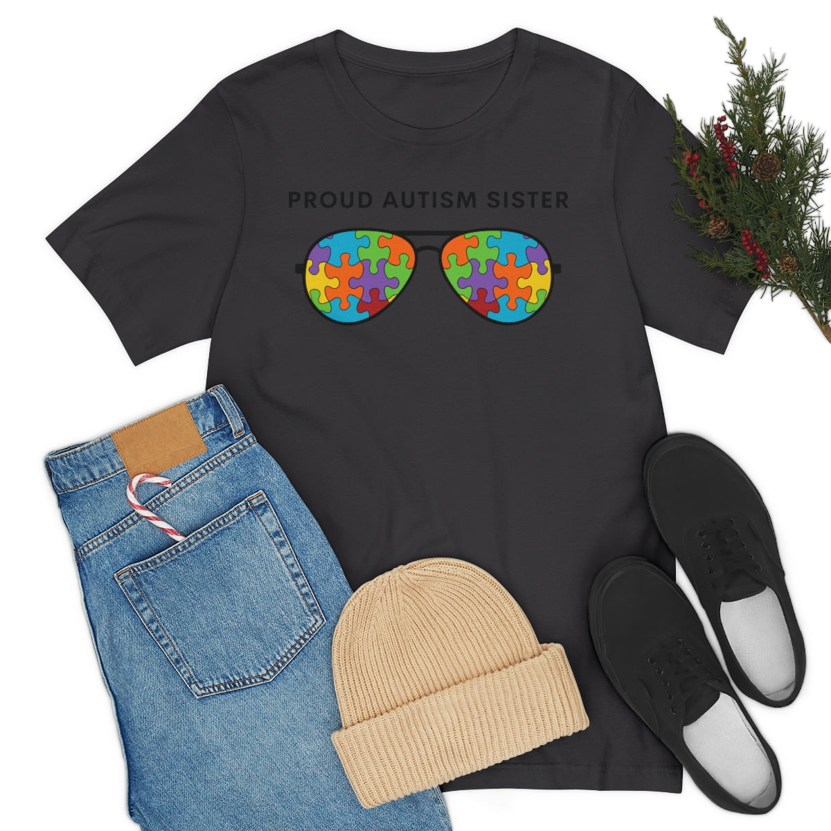 Proud Autism Sister Tshirt