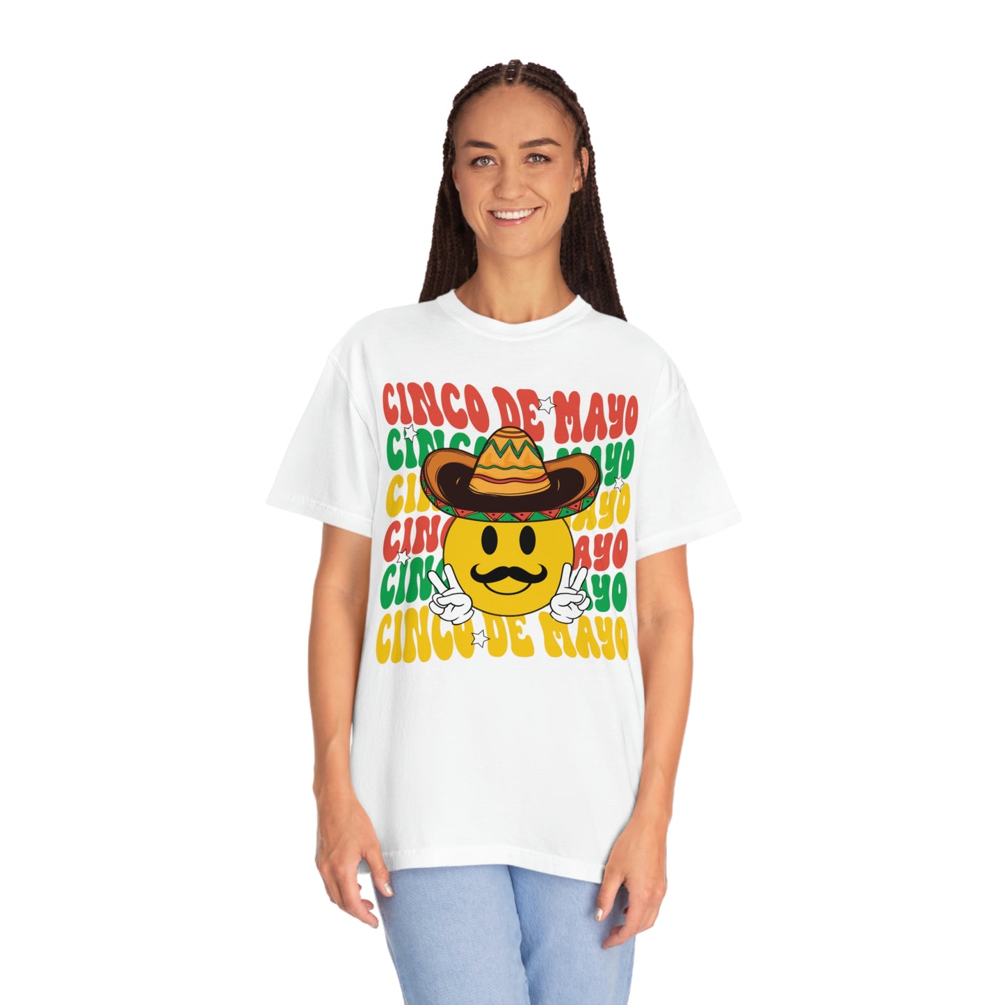 Cute Happy Face Cinco De Mayo Tshirt