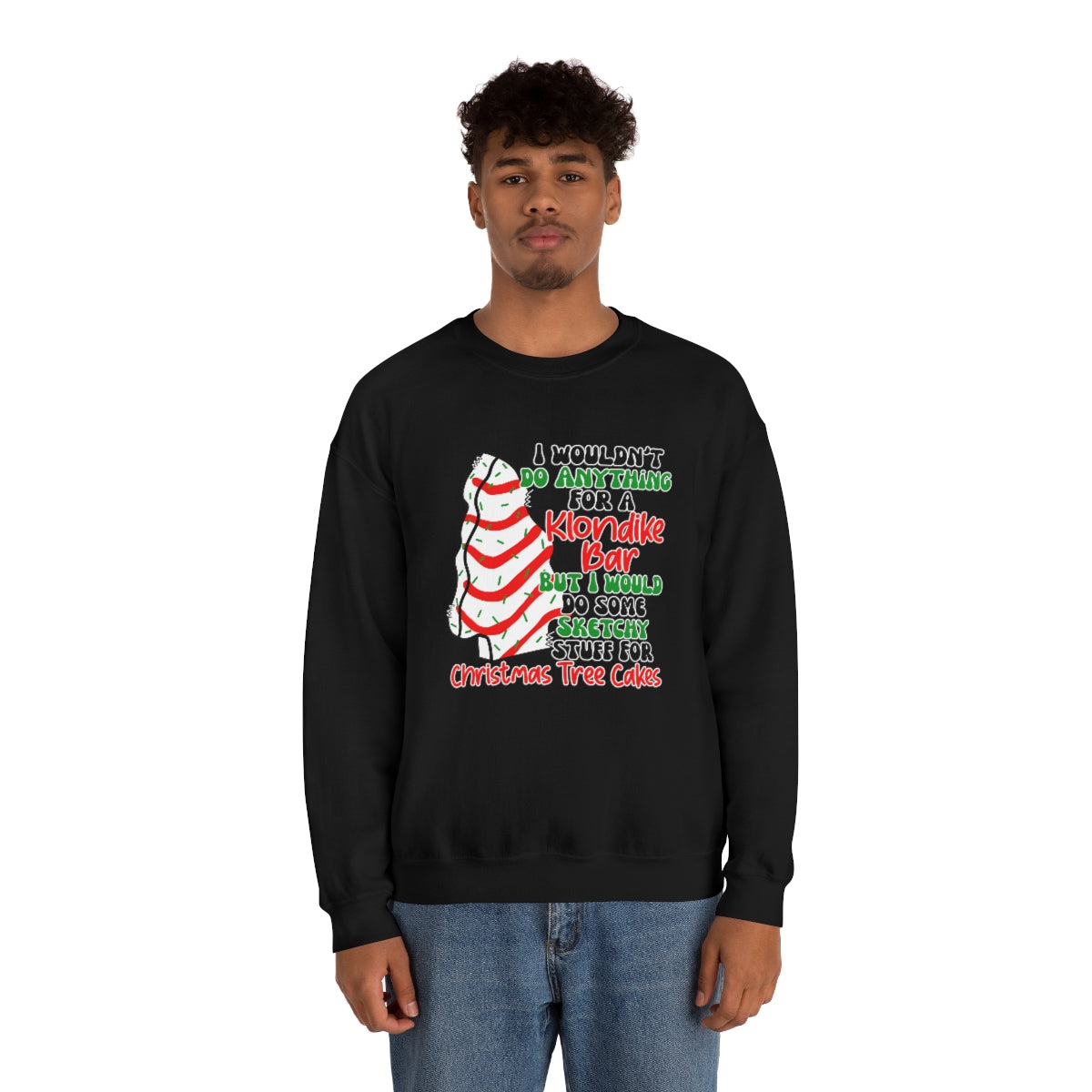 Tasty Christmas Cake Xmas Holiday Sweatshirt