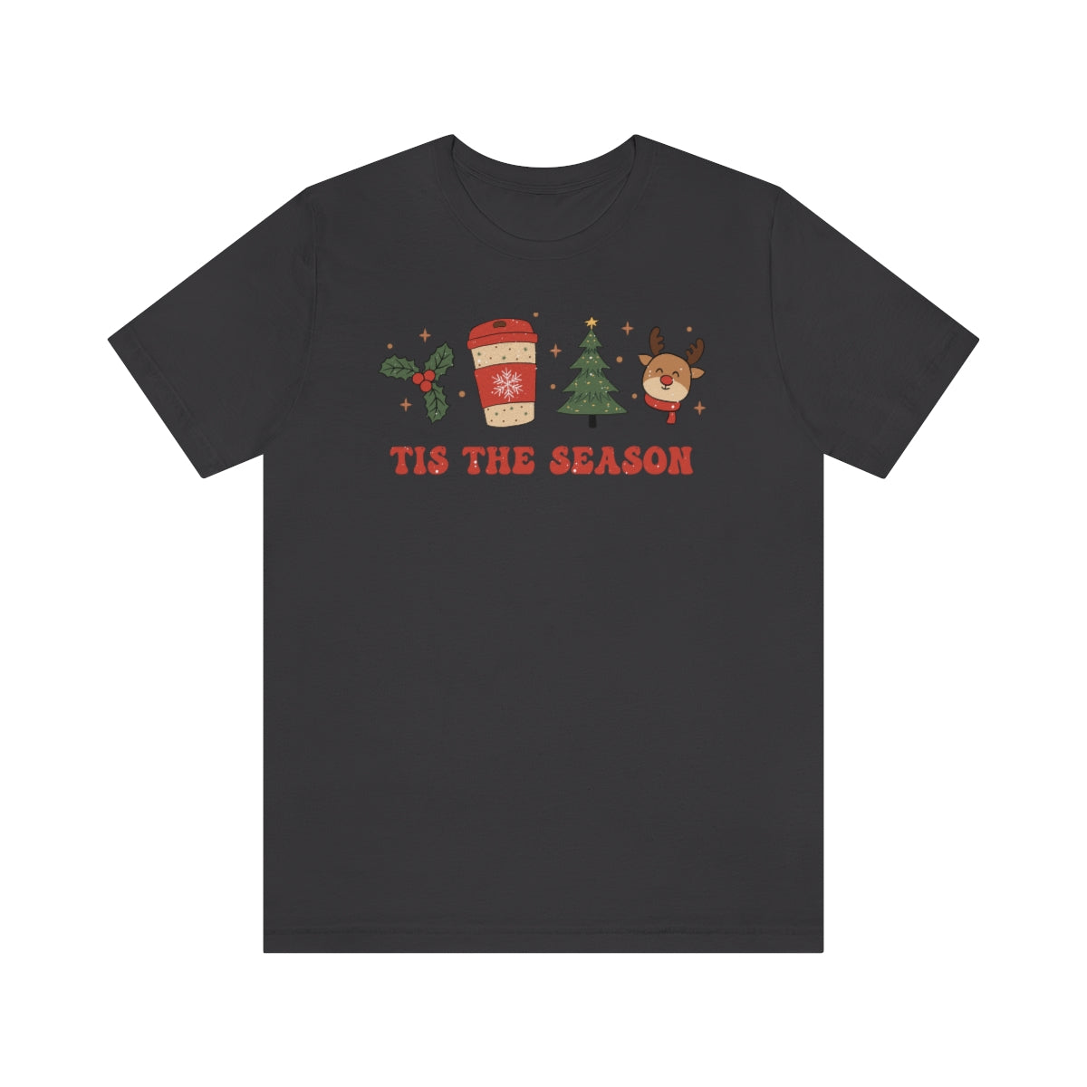 Tis the Season Coffee Themed Christmas Tshirt