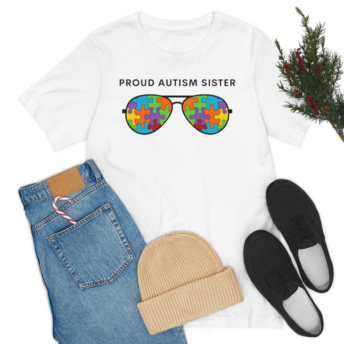 Proud Autism Sister Tshirt