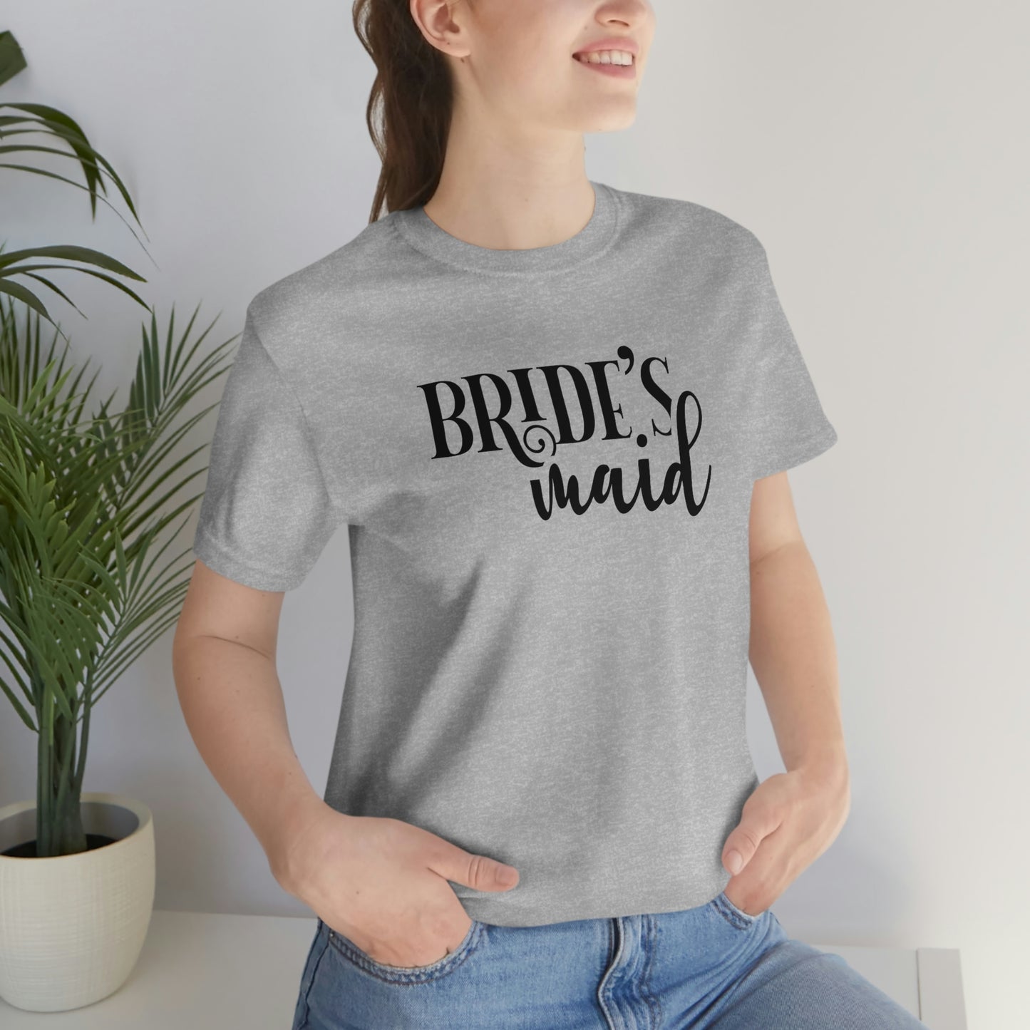 Bride's Maid Bachelorette Bridal Bride to Be Short Sleeve Tshirt