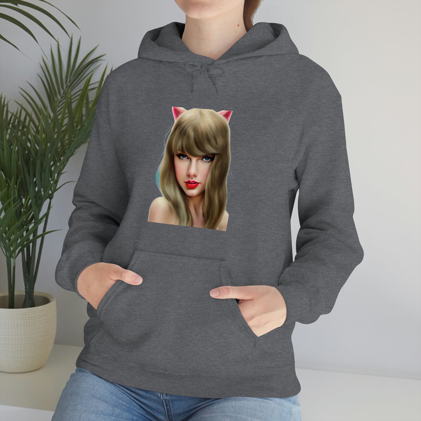 Taylor Swift Cat Ears T Swift Taylor Swift Merch Fan Swifty Gift Hooded Sweatshirt