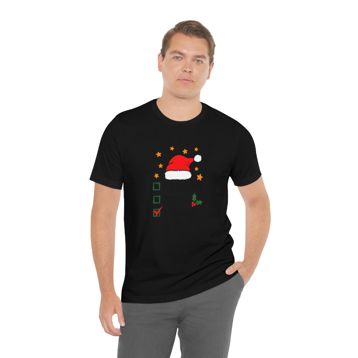 Naughty Nice I Tried Christmas Tshirt