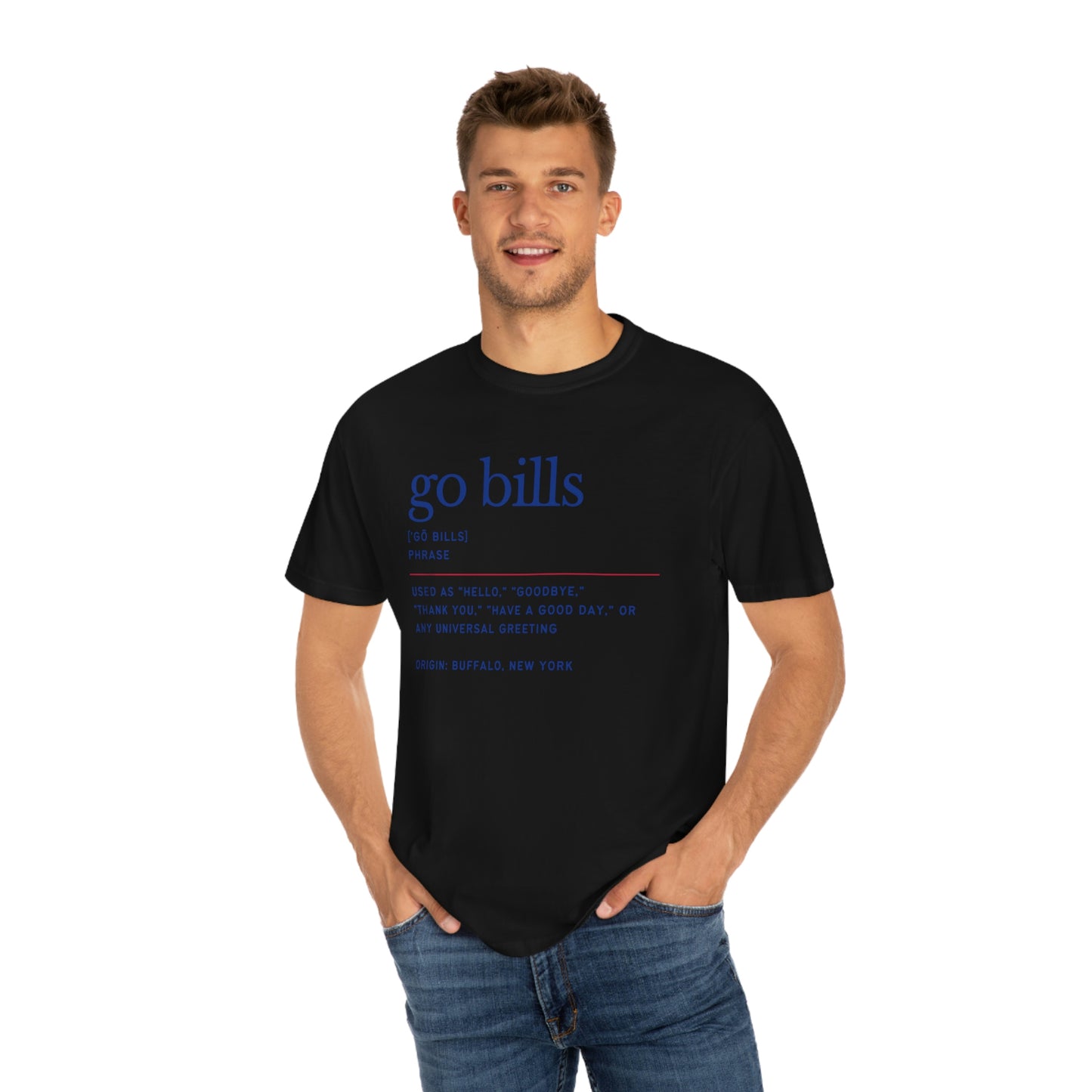 Go Bills Phonetic Spelling Definition Buffalo Bills Football Tshirt