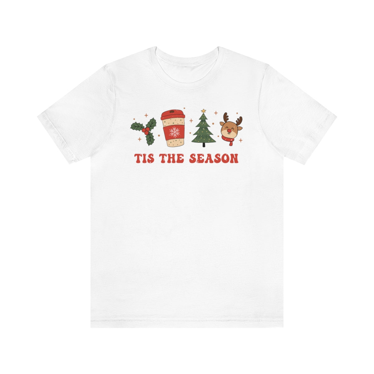 Tis the Season Coffee Themed Christmas Tshirt