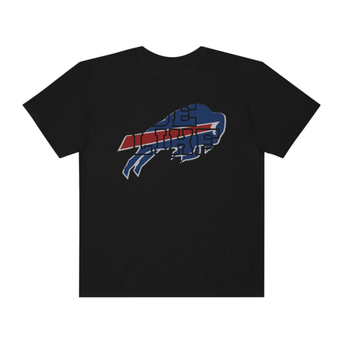 Be Like #3 Black Outline Damar Hamlin Support Buffalo Bills Logo Unisex Garment-Dyed T-shirt