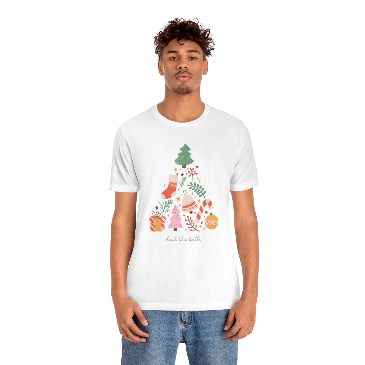 Deck the Halls Beautiful Christmas Tree Tshirt