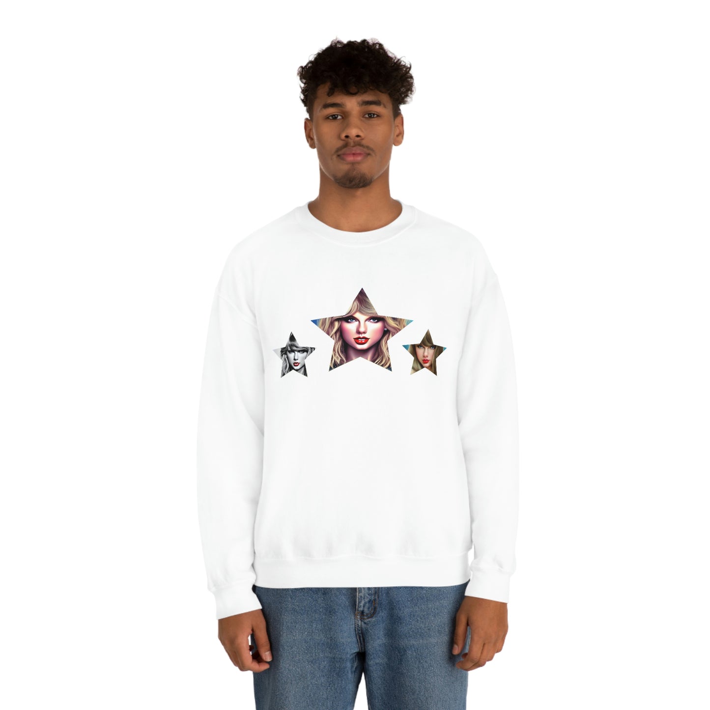 Stars Beautiful Taylor Swift T Swift Taylor Swift Merch Fan Swifty Gift Crewneck Sweatshirt