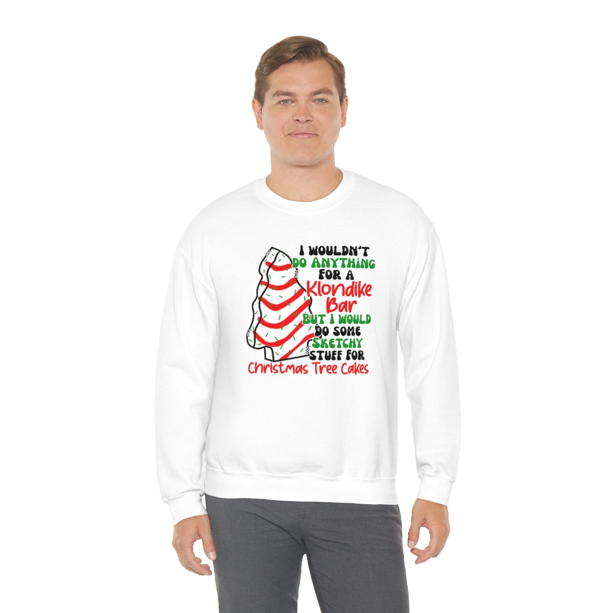 Tasty Christmas Cake Xmas Holiday Sweatshirt